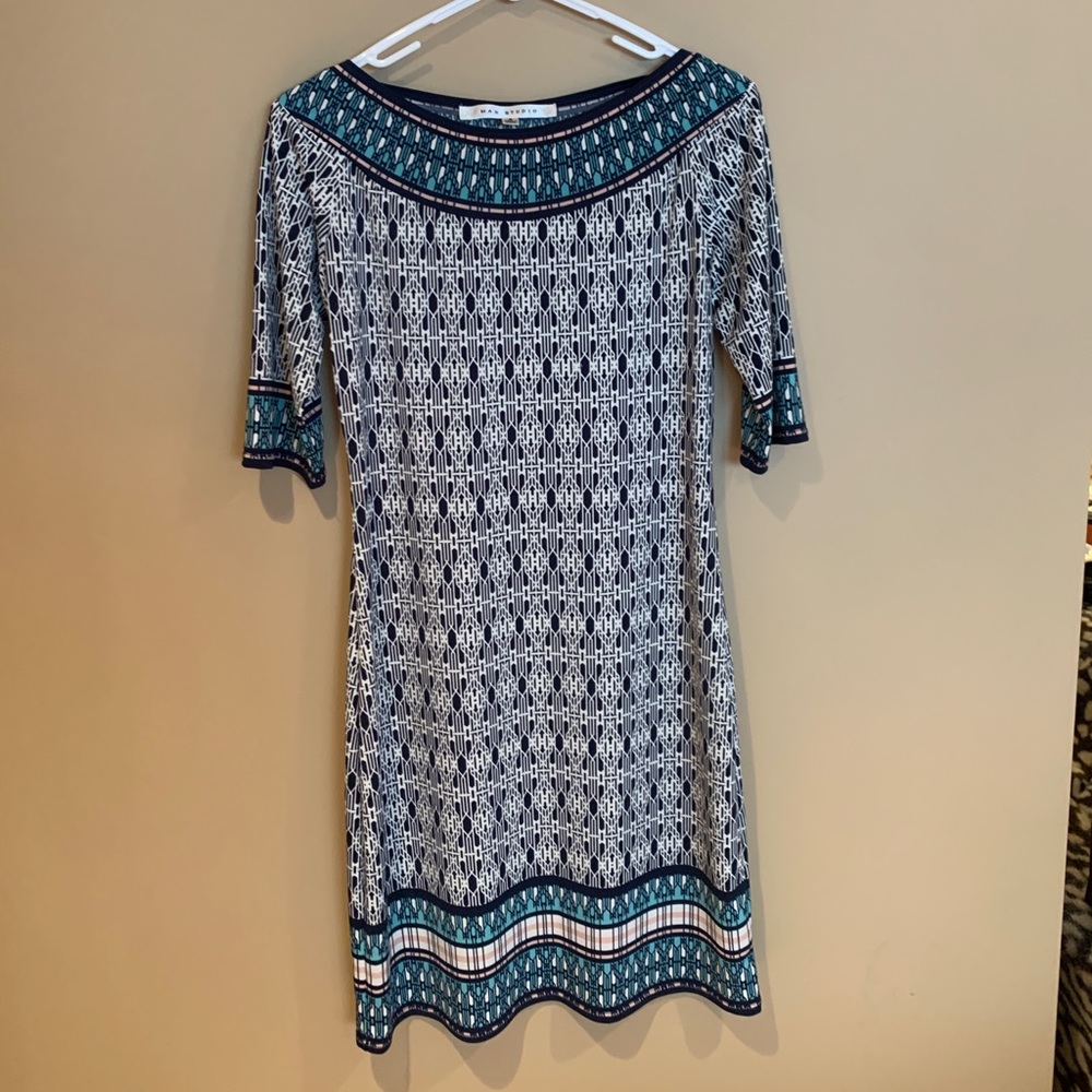 MAX STUDIO patterned dress